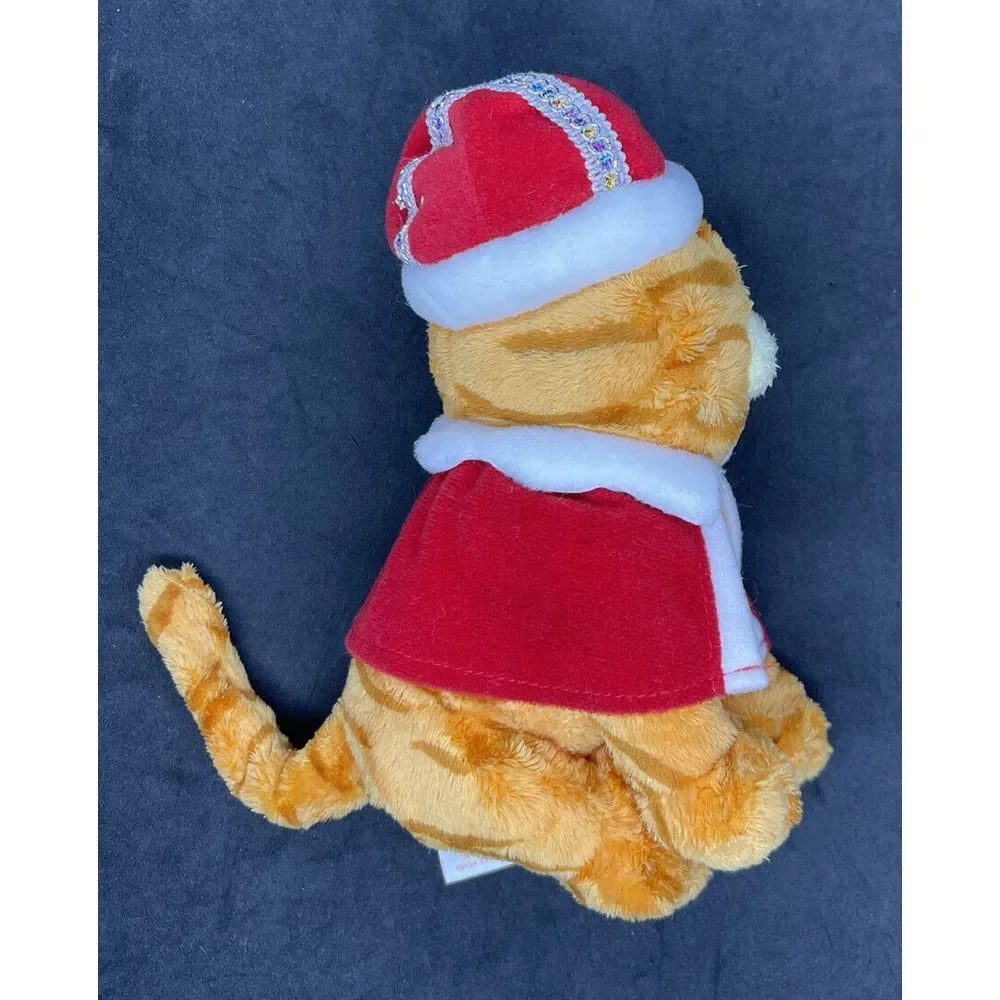Vintage Garfield His‎ Majesty TY Beanie Babies Plush Stuffed Toy King MWMT